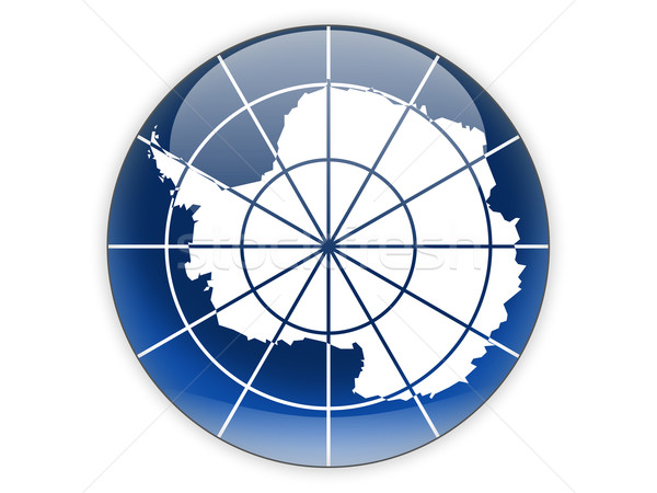 Round icon with flag of antarctica Stock photo © MikhailMishchenko