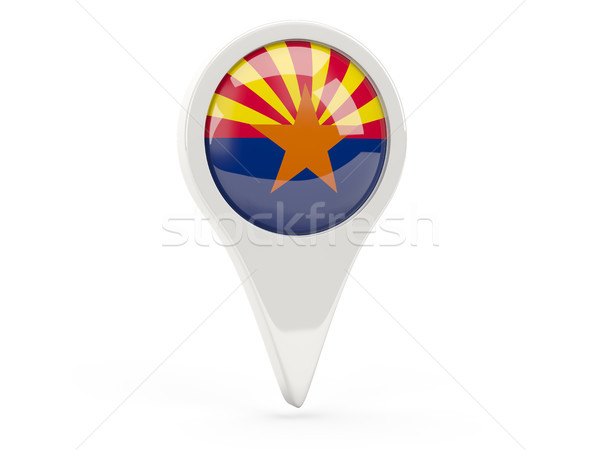 Сток-фото: флаг · Pin · Аризона · Соединенные · Штаты · местный · флагами