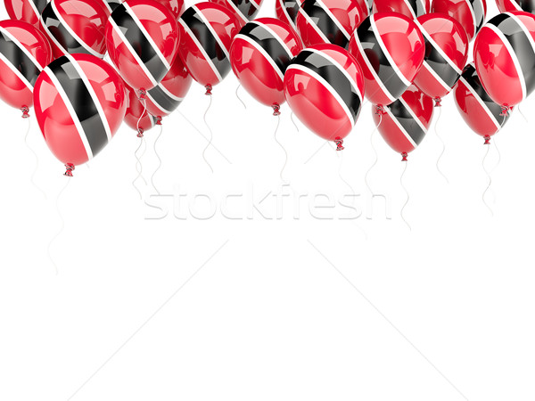 Balloon frame with flag of trinidad and tobago Stock photo © MikhailMishchenko