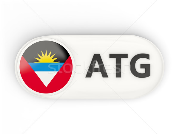 Round icon with flag of antigua and barbuda Stock photo © MikhailMishchenko