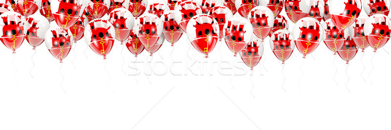 Balloons frame with flag of gibraltar Stock photo © MikhailMishchenko