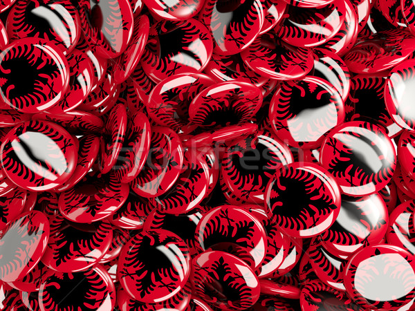 флаг Албания фон стране Pin круга Сток-фото © MikhailMishchenko