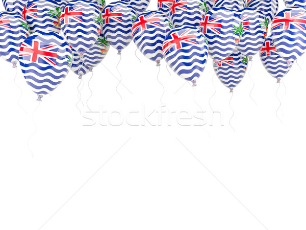 Balloon frame with flag of british indian ocean territory Stock photo © MikhailMishchenko