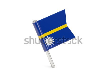 Zászló tő Nauru izolált fehér Stock fotó © MikhailMishchenko