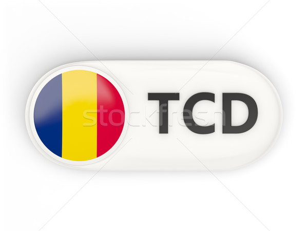 Round icon with flag of chad Stock photo © MikhailMishchenko