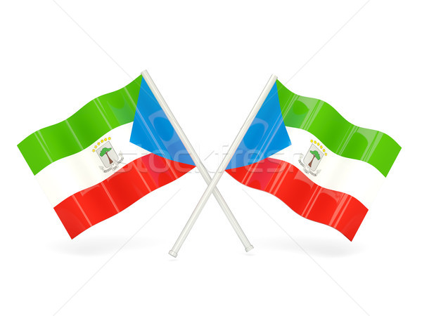 Flag of equatorial guinea Stock photo © MikhailMishchenko