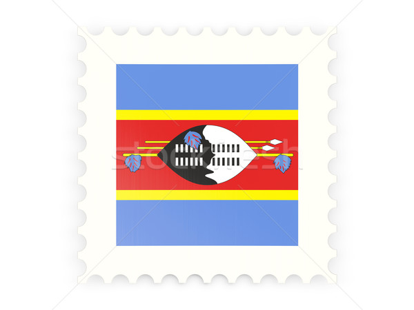 Postage stamp icon of swaziland Stock photo © MikhailMishchenko