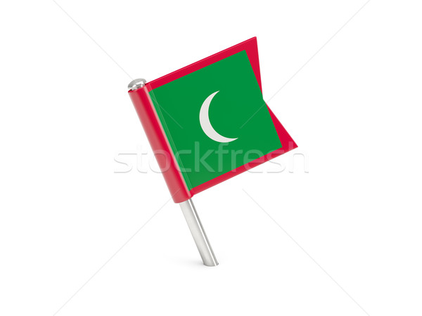 Flag pin of maldives Stock photo © MikhailMishchenko