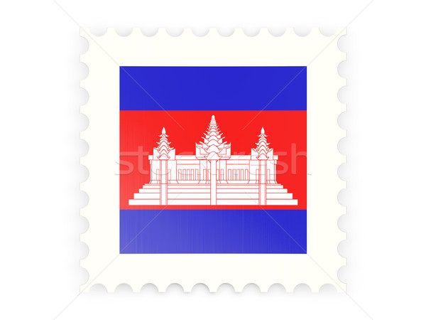 Postage stamp icon of cambodia Stock photo © MikhailMishchenko