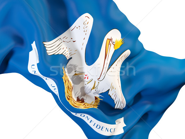 Louisiana bandeira Estados Unidos local bandeiras Foto stock © MikhailMishchenko
