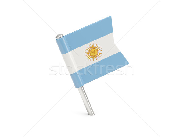 Flag pin of argentina Stock photo © MikhailMishchenko