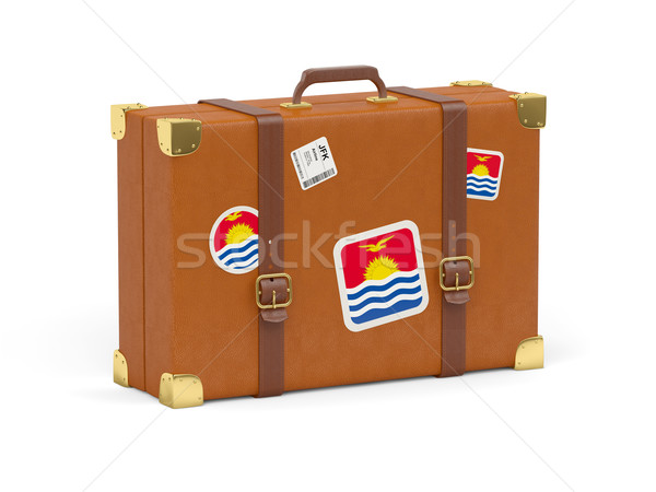 Suitcase with flag of kiribati Stock photo © MikhailMishchenko