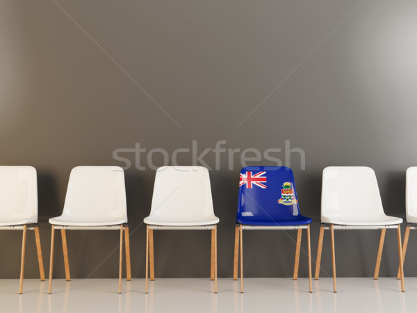 Chair with flag of cayman islands Stock photo © MikhailMishchenko
