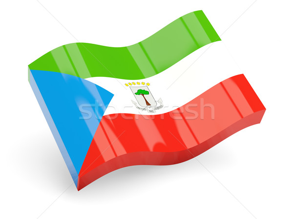 3d flag of equatorial guinea Stock photo © MikhailMishchenko
