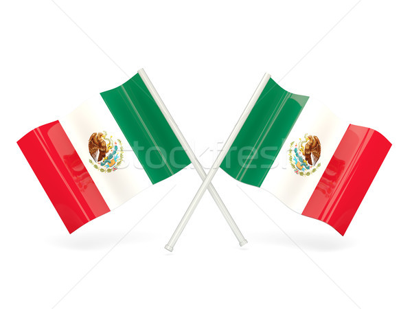 Stock foto: Flagge · Mexiko · Reise · weiß · Pin · Banner