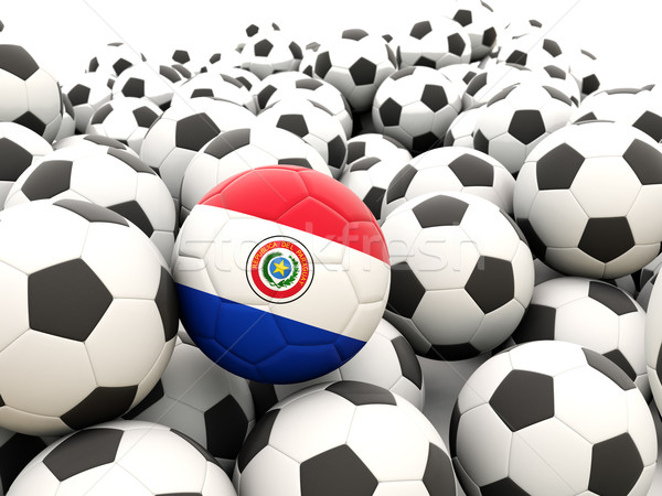 サッカー フラグ パラグアイ 夏 ストックフォト © MikhailMishchenko