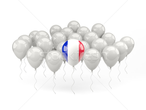 Air balloons with flag of france Stock photo © MikhailMishchenko