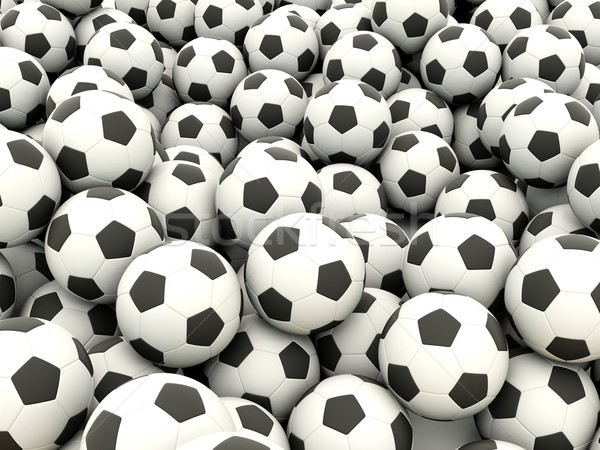 Fußball Fußball Team Ball Ballon Spiel Stock foto © MikhailMishchenko