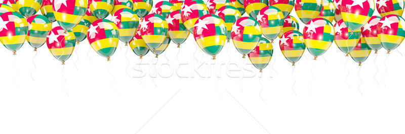 Balloons frame with flag of togo Stock photo © MikhailMishchenko