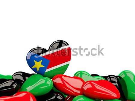 Heart with flag of east timor Stock photo © MikhailMishchenko