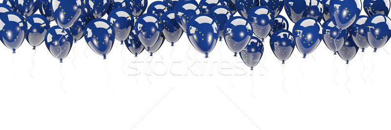 Balloons frame with flag of alaska. United states local flags Stock photo © MikhailMishchenko