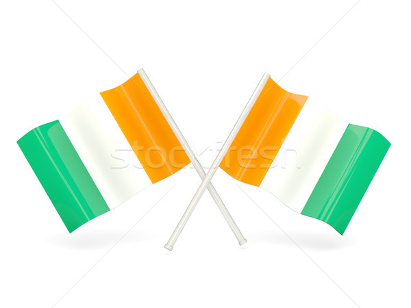 Flag of cote d Ivoire Stock photo © MikhailMishchenko