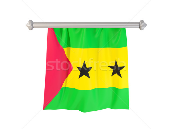 Pennant with flag of sao tome and principe Stock photo © MikhailMishchenko