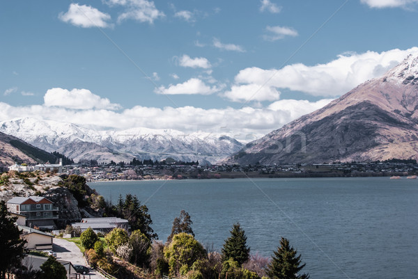 ストックフォト: 高山 · 風景 · 公園 · ハイキング · 新しい · ニュージーランド