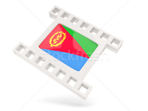 Movie icon with flag of eritrea Stock photo © MikhailMishchenko