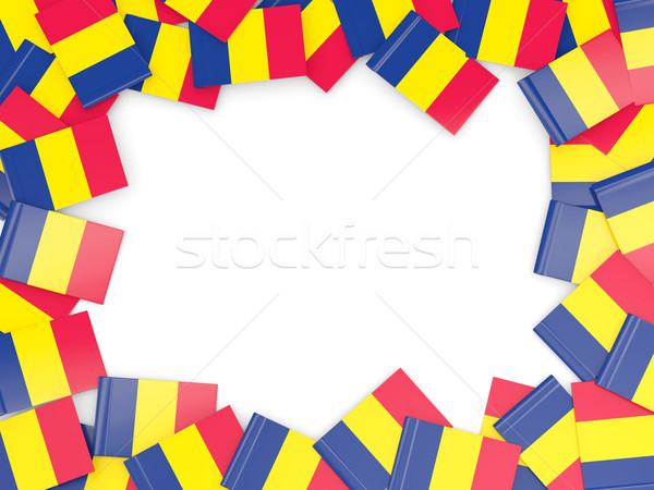 Frame with flag of chad Stock photo © MikhailMishchenko