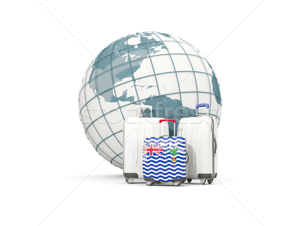 Luggage with flag of british indian ocean territory. Three bags  Stock photo © MikhailMishchenko