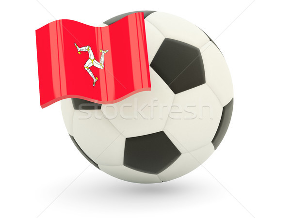 Football with flag of isle of man Stock photo © MikhailMishchenko