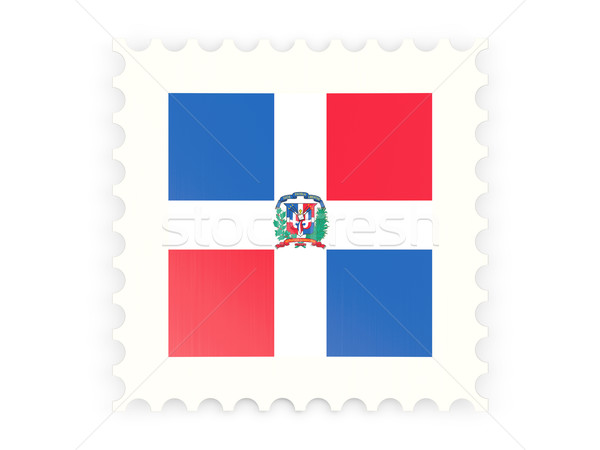 Postage stamp icon of dominican republic Stock photo © MikhailMishchenko