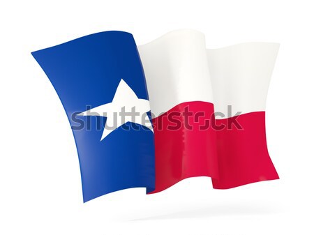 Stock fotó: 3D · zászló · Panama · izolált · fehér · hullám