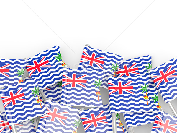 Flag pin of british indian ocean territory Stock photo © MikhailMishchenko