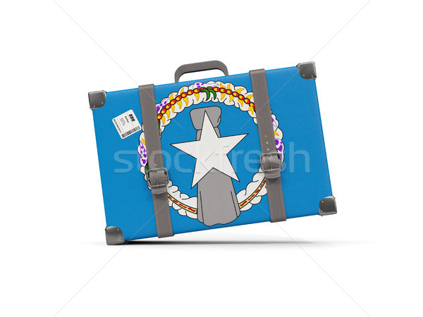 [[stock_photo]]: Bagages · pavillon · nord · valise · isolé