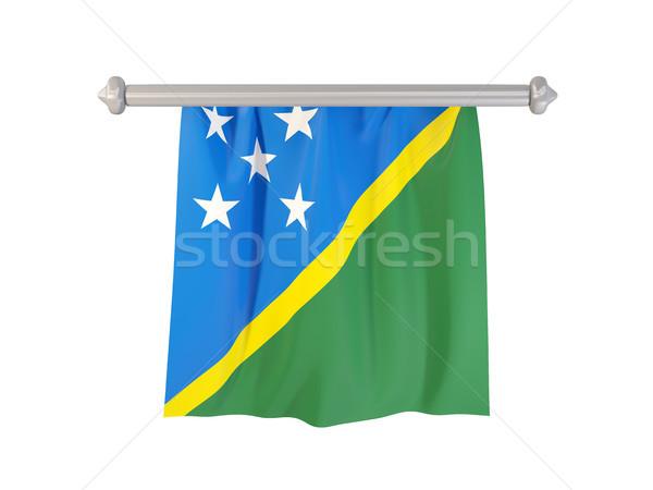 Pennant with flag of solomon islands Stock photo © MikhailMishchenko