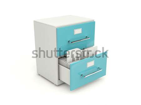 Archive cabinets exchanging files Stock photo © MikhailMishchenko