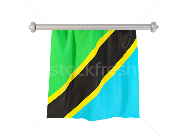 Pennant with flag of tanzania Stock photo © MikhailMishchenko