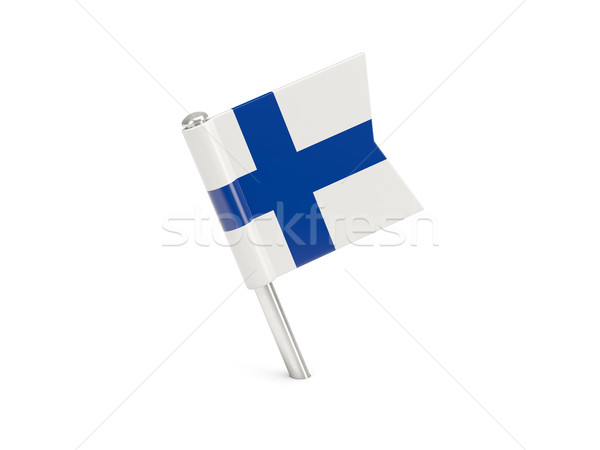 Flag pin of finland Stock photo © MikhailMishchenko