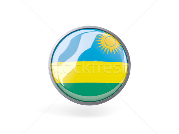 икона флаг Руанда металл путешествия белый Сток-фото © MikhailMishchenko