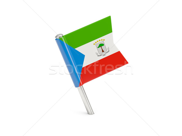 Flag pin of equatorial guinea Stock photo © MikhailMishchenko