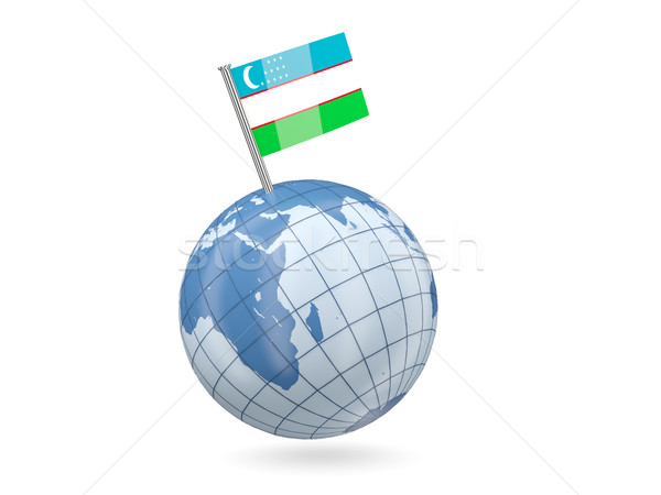 Globe With Flag Of Uzbekistan Stock Photo C Mikhail Mishchenko Mikhailmishchenko 4133281 Stockfresh