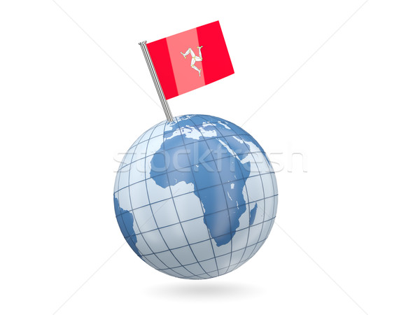 Globe with flag of isle of man Stock photo © MikhailMishchenko
