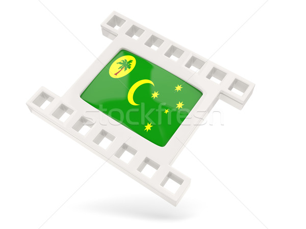 Movie icon with flag of cocos islands Stock photo © MikhailMishchenko