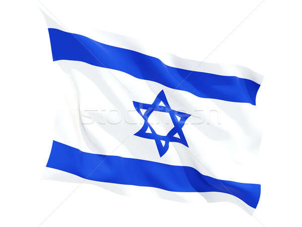 Waving flag of israel Stock photo © MikhailMishchenko