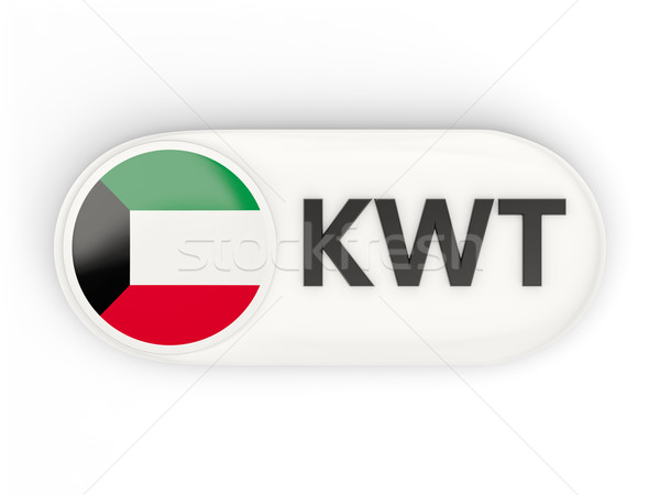 Icona bandiera Kuwait iso codice paese Foto d'archivio © MikhailMishchenko