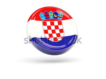 футбола флаг Хорватия 3d иллюстрации Футбол спорт Сток-фото © MikhailMishchenko