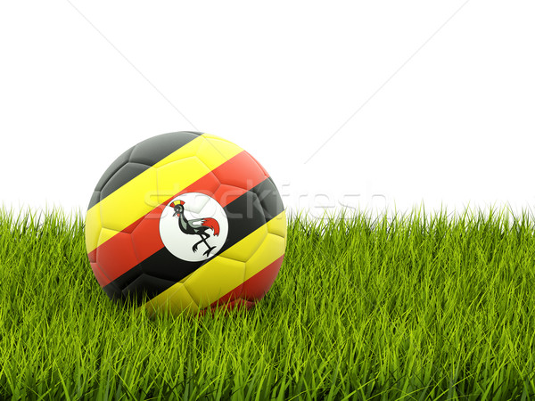 Football with flag of uganda Stock photo © MikhailMishchenko