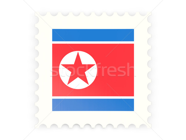 Postage stamp icon of north korea Stock photo © MikhailMishchenko